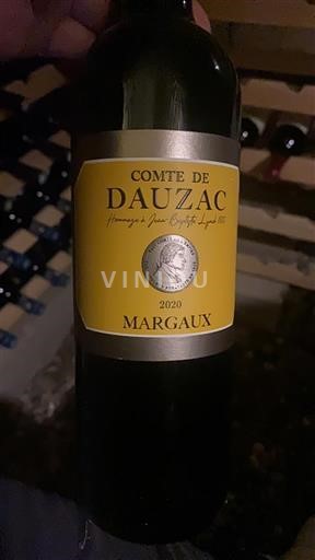 Bordeaux Margaux Dauzac Comte de Dauzac 2020