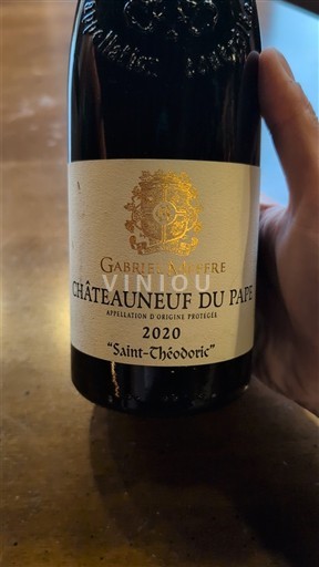 Rhône Valley Châteauneuf-du-Pape Gabriel Meffre Saint-Théodoric 2020