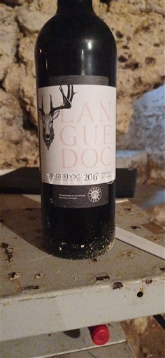 Vin Rouge sec Inconnu 2017 France Languedoc AOC
