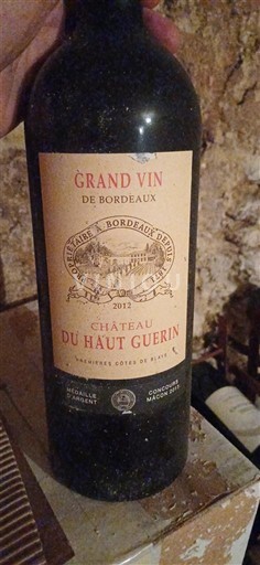 Bordeaux Ospecificerad Château Haut Guerin 2012