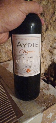 Lounais-Ranska Madiran Aydie l'Origine 2012