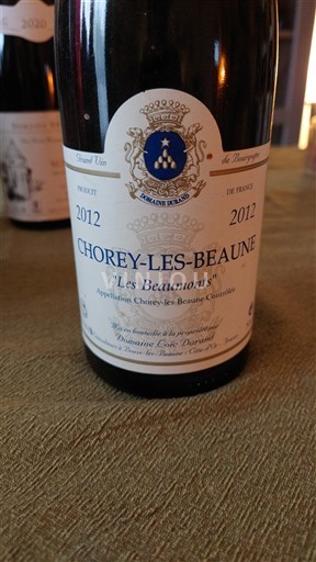 Bourgogne Chorey-lès-Beaune Domaine Denis Carré Les Beaumonts 2012