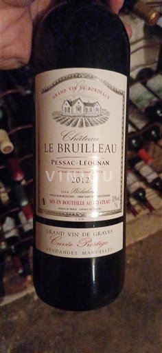 Bordeaux Pessac-Léognan Château Le Bruilleau 2012