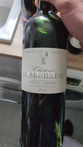 Bordeaux Pessac-Léognan Château Le Bruilleau 2012