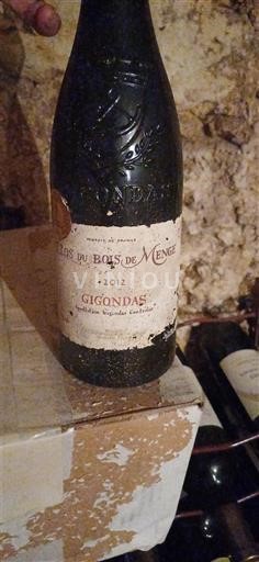 Thung lũng Rhône Gigondas Clos du Bois de Menge 2012