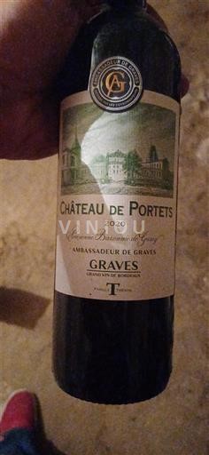 Bordeaux Graves Château Portets 2020