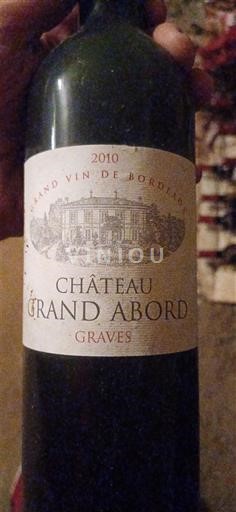 Bordeaux Graves Château Grand Abord 2010