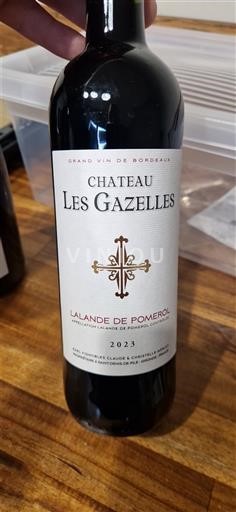 Bordeaux Lalande-de-pomerol Château Les Gazelles 2023