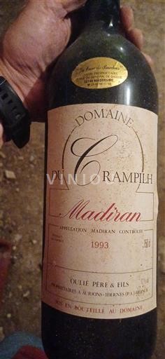 Lounais-Ranska Madiran Domaine Crampilh 1993