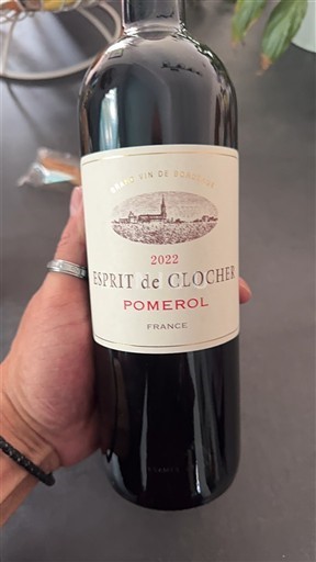 Bordeaux Pomerol Esprit de Clocher 2022