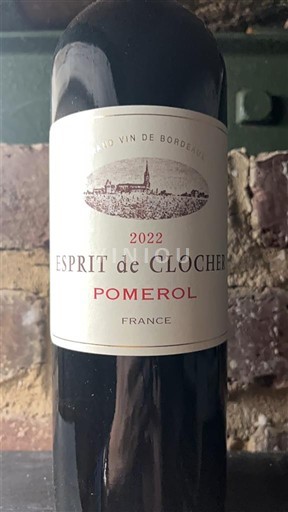 Bordeaux Pomerol Esprit de Clocher 2022