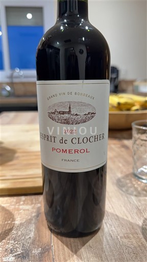Bordeaux Pomerol Esprit de Clocher 2022