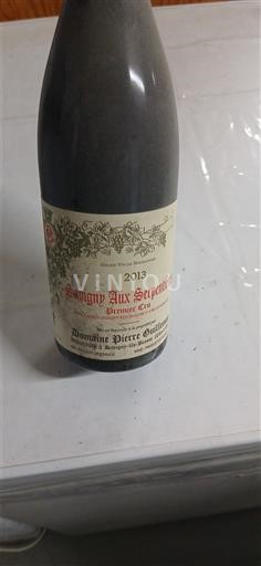 Burgundy Savigny-lès-Beaune Premier Cru Domaine Pierre Guillemot Savigny Aux Serpentières 2013