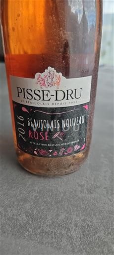 Beaujolais Beaujolais Nouveau Pisse-Dru 2016