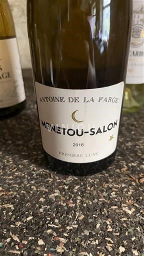 Loiretal Menetou-Salon Antoine de la Farge Première Lune 2018