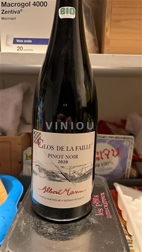 Alsace Albert Mann Clos de la Faille 2020