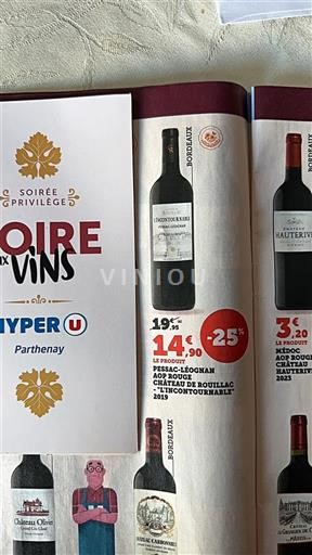 Bordeaux Pessac-Léognan Château Rouillac L’incontournable 2019
