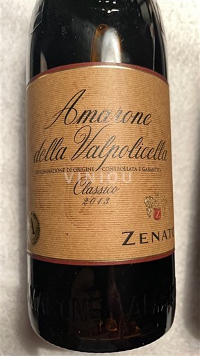 Vénétie Amarone della Valpolicella Zenato 2013