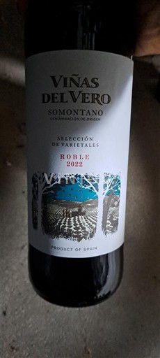 Aragon Somontano Viñas del Vero Selección de Varietales Roble 2022