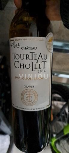 Bordéus Graves Château Tourteau Chollet 2016