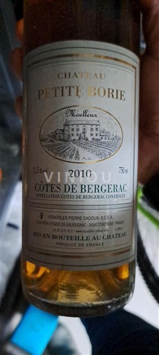 Sudoeste Côtes de Bergerac Château Petite Borie 2010