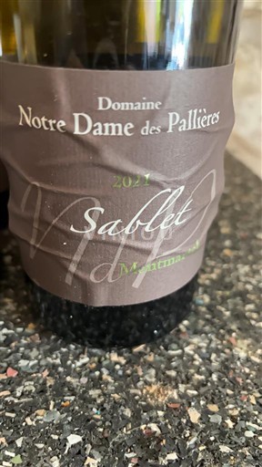 Valle del Ródano No especificado Domaine Notre Dame des Pallières Sablet 2021