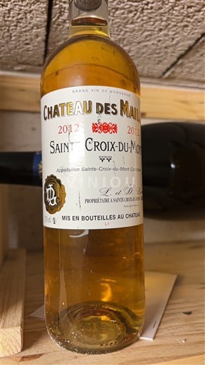 Bordeaux Sainte-Croix-Du-Mont Château Des Mailles 2012