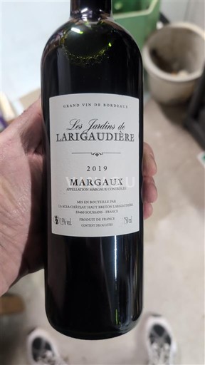 Bordeaux Margaux La Larigaudière Les Jardins de Larigaudière 2019