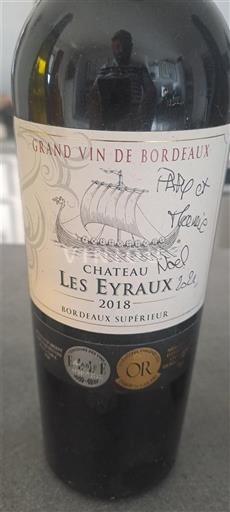 Bordéus Bordeaux Superior Château Les Eyraux 2018