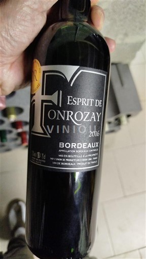 Bordeaux Esprit de Fonroza 2016