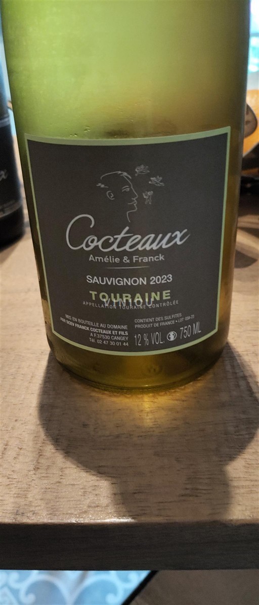 Thung lũng sông Loire Touraine Cocteaux Sauvignon 2023