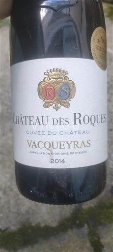 Rhônen laakso Vacqueyras Château Des Roques du Château 2014