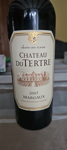 Bordeaux Margaux Grand Cru Château Tertre 2007
