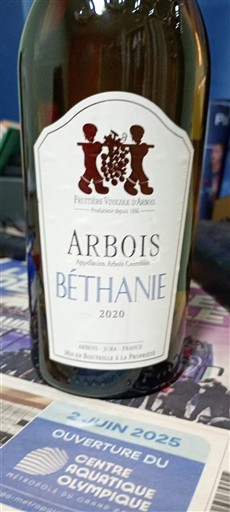 Jura Arbois Fruitière Vinicole Arbois Béthanie 2020