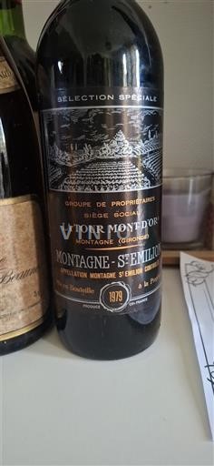 Bordeaux Montagne-saint-émilion La Tour Mont Or Sélection Spéciale 1979