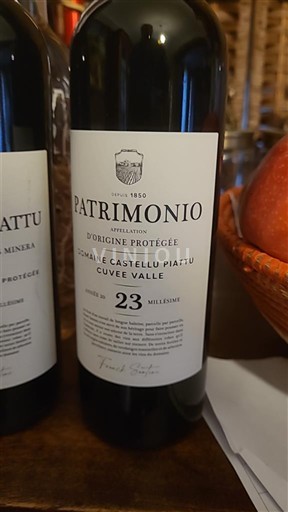 Corsica Patrimonio Domaine Castellu Piattu Vallée 2023