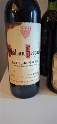 Bordeaux Lalande-de-pomerol Château Sergant 1972
