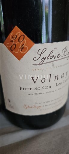 Vin Rouge sec Les Caillerets Sylvie Boyer 2004 France Bourgogne Volnay AOC Premier Cru