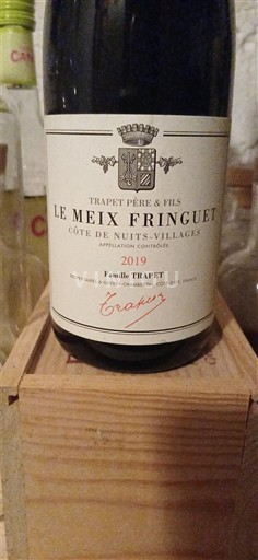 Burgundy Côte de Nuits Villages Domaine Trapet Père & Fils Le Meix Fringuet 2019