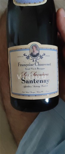 Burgundsko Santenay Françoise Chauvenet Les Laurières 2011