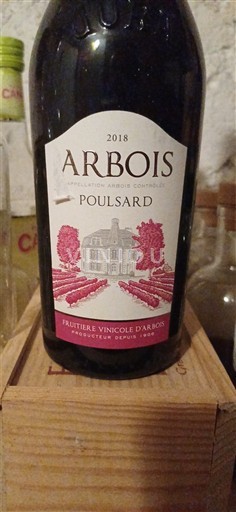 Vin Rouge sec Poulsard Fruitière Vinicole Arbois 2018 France Jura Arbois AOC