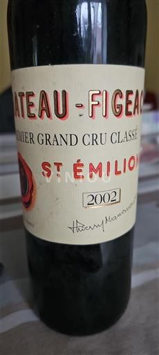 Bordeaux Saint-Émilion Premier Grand Cru Château Figeac 2002