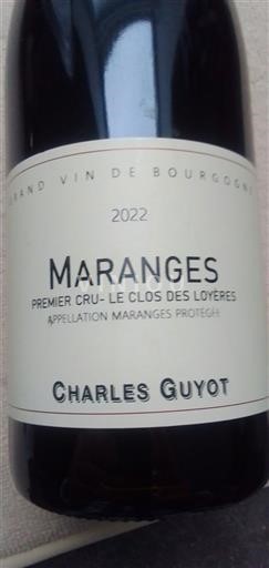 Bourgogne Maranges Premier Cru Charles Guyot Le Clos des Loyères 2022