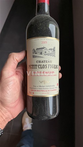 Bordeaux Saint-Émilion Château Petit Clos Figeac 2005