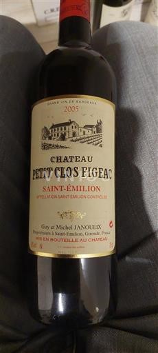 Bordeaux Saint-Émilion Château Petit Figeac 2005