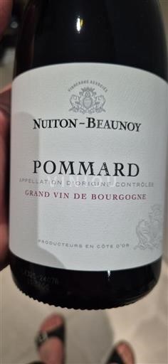 Bourgogne Pommard Nuiton-Beaunoy 2023