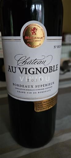 Bordéus Bordeaux Superior Château Au Vignoble 2015