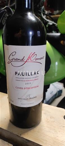 Burdeos Pauillac Grand Moment d'Exception 2019