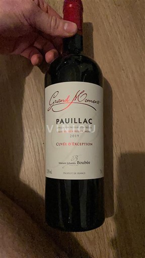 Bordeaux Pauillac Grand Moment d'Exception 2019