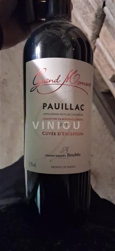 Bordeaux Pauillac Grand Moment d'Exception 2019